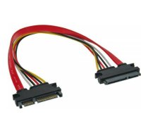 InLine SATA 22-pin - SATA 22-pin, 0.5m, Wielo (29652B) | 29652B  | 4043718180455