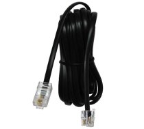 Kabel iczny 4-żyłowy, RJ11 - RJ45 M, 3m, płaski,  | 8590274408371  | 8590274408371