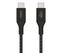 Kabel USB Belkin Kabel BoostCharge USB-C/USB-C 240W 1m  | CAB015bt1MBK  | 745883859047