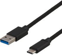 Kabel USB Deltaco USB-A - USB-C  (USBC-1152) | USBC-1152  | 7333048030245