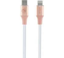 Kabel USB Guess Guess Ebossed Logo - Kabel USB-C do Lightning certyfikat MFi 1.5m () | GUCLLALRGDP  | 3666339171445