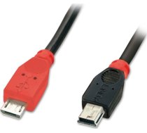 Kabel USB Lindy microUSB - miniUSB 2 m  (31719) | 31719  | 4002888317191