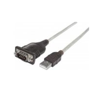 Kabel USB Manhattan USB-A - RS-232 0.45 m  (205153) | 205153  | 0766623205153