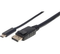 Kabel USB Manhattan USB-C - DisplayPort 1 m (152471) | 152471 | 0766623152471
