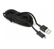 Kabel USB Platinet USB-A - microUSB 3 m  (PUC3MBB) | PUC3MBB  | 5907595428750