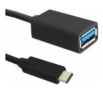 Kabel USB Qoltec USB-A - USB-C 0.5 m (50486) | 50486 | 5901878504865