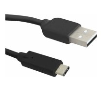 Kabel USB Qoltec USB-A - USB-C 1.8 m (50484) | 50484 | 5901878504841