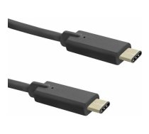 Kabel USB Qoltec USB-C - USB-C 1 m (50501) | 50501 | 5901878505015