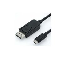 Kabel USB Roline ROLINE Cableadapter USB C-DP. M/M. Black. 1.0m | JAB-3752631  | 7611990145850