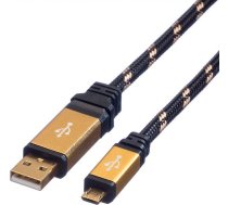 Kabel USB Roline USB-A - micro-B 1.8 m  (JAB-1538826) | JAB-1538826  | 7611990110476