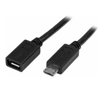 Kabel USB StarTech microUSB - USB-A 0.5 m  (USBUBEXT50CM) | USBUBEXT50CM  | 0065030863056