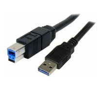 Kabel USB StarTech USB-A - USB-B 3 m (USB3SAB3MBK) | USB3SAB3MBK | 0065030855907