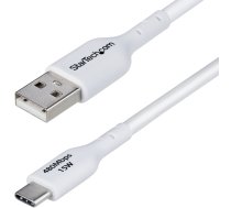 Kabel USB StarTech USB-A - USB-C 3 m (USB2AC3MNCWHE) | USB2AC3MNCWHE | 0065030917377