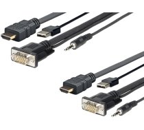 Kabel VivoLink MiniJack 3.5 mm - MiniJack 3.5 mm, USB HDMI D-Sub (VGA), 5,  (PROHDMIMVGA5) | PROHDMIMVGA5  | 5712505900413