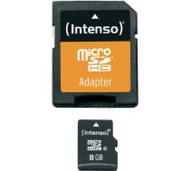 Karta Intenso MicroSDHC 8 GB Class 4  (3403460) | 3403460  | 4034303010707