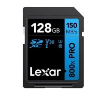 Karta Lexar Lexar | Memory Card | Professional 800x PRO | 128 GB | SDXC | Flash memory class UHS-I | LSD0800P128G-BNNNG  | 843367130146