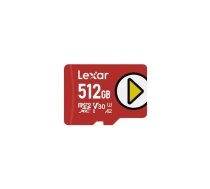 Karta Lexar PLAY MicroSDXC 512 GB Class 10 UHS-I/U1 A2 V30 (LMSPLAY512G-BNNNG) | LMSPLAY512G-BNNNG  | 843367121793