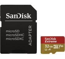 Karta SanDisk Extreme MicroSDHC 32 GB Class 10 UHS-I/U3 A1 V30 (SDSQXAF-032G-GN6MA) | SDSQXAF-032G-GN6MA  | 0619659155827 | 722157