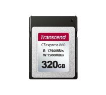 MEMORY COMPACT FLASH 320GB/CFE TS320GCFE860 TRANSCEND | TS320GCFE860  | 760557865711