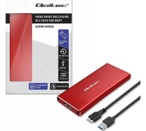 Qoltec O/kieszeń Qoltecdysk M.2 SSD | SATA | NGFF | USB 3.0 | Super speed 5Gb/s | 2TB |  | 51831  | 5901878518312