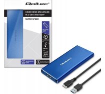 Qoltec O/kieszeń Qoltecdysk M.2 SSD | SATA | NGFF | USB 3.0 | Super speed 5Gb/s | 2TB |  | 51832  | 5901878518329