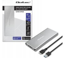 Qoltec O/kieszeń Qoltecdysk M.2 SSD | SATA | NGFF | USB 3.0 | Super speed 5Gb/s | 2TB |  | 51833  | 5901878518336
