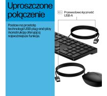 Klawiatura + HP 320MK CABLE KB + MOUSE | 9SR36AA#ABF | 0194721887726