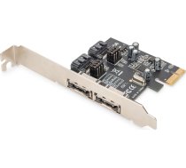 Digitus SATA III PCI Express 2x SATA 2x eSATA Low Profile Chipset: ASM106X | DS-30105  | 4016032484967
