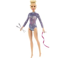 Barbie Mattel  - Gimnastyczka czna (DVF50/GTN65) | GTN65 DVF50  | 0887961918755