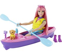 Barbie Mattel Kemping - Daisy + kajak (HDF75) | GXP-811955  | 0194735022427