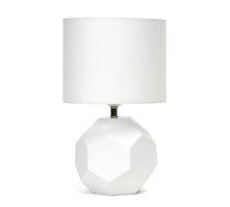 stołowa Platinet PLATINET TABLE LAMP E27 25W CERAMIC CUBIC BASE 1,5 M CABLE WHITE [45673] | PTL20218W  | 5907595456739