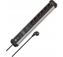 zasilająca Brennenstuhl Brennenstuhl Premium Protect Line 6-way power strip (black/silver, 60,000 A surge protection, 3 meters) | 1391010600  | 4007123677092