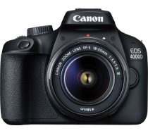 Lustrzanka Canon EOS 4000D EF/EF-S 18-55 mm F/3.5-5.6 DC III | 3011C003  | 8714574657974