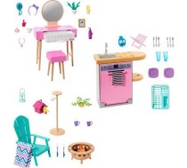 Mattel Barbie Mebelek + dekoracje, Szykowanie toaletce (HJV32) | HJV32  | 194735095056