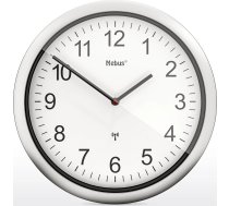 Mebus Mebus 19809 radio wall clock white/silver | 19809 | 4007218198099 | 864026