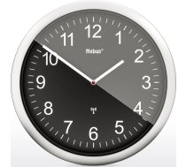 Mebus Mebus 19812 radio wall clock black/silver | 19812 | 4007218198129 | 864040