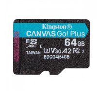 Karta PNY Kingston Technology Canvas Go! Plus 64 GB MicroSD UHS-I 10 | SDCG4/64GBSP | 740617347920