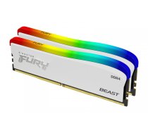 Memory DDR4 Fury Beast RGB 16GB(2* 8GB)/3200 CL16 white | SAKIN4G1632BR2W  | 740617330397 | KF432C16BWAK2/16