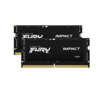 Kingston Memory DDR5 SODIMM Fury Impact 16GB(2 8GB)/4800 CL38 | KF548S38IBK2-16 | 740617326161 | SBKIN501648BI20