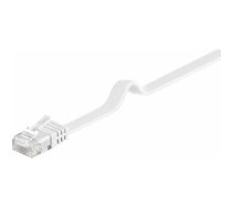 MicroConnect U/UTP CAT6 2M White Flat | V-UTP602W-FLAT-LSZH  | 5704174261728