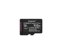 Kingston microSD memory card 512GB Canvas Select+ G3 150MB/s | SDCS3/512GBSP | 740617348583 | SFKINMD512SCP32
