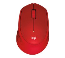 LOGITECH  M330 Wireless Mouse - SILENT PLUS - RED | 910-004911  | 5099206066694