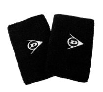 Wristband DUNLOP 2 pack black | 604DN623797 | 045566300522 | 623797