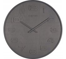 NexTime NeXtime 3095GS, Wall, Quartz clock, Circle, Grey, Wood, Adults | 3095GS  | 8717713012849