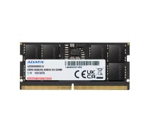 Adata Notebook memory Premier DDR5 5600 SODIMM 8GB SingleTray | AD5S56008G-S | 4711085941091 | SBADA50085600S1