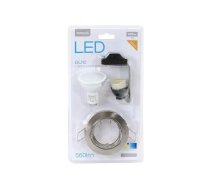 Omega LED Spot Light Holder Round Nickel | OSHRN-GU10-7W-42  | 5907595434928