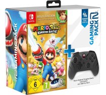 Pad ready2gaming  Nintendo Switch Pro Pad X + "Mario + Rabbids: Kingdom Battle" | R2GNSWACTION01  | 4260122884445 | 674907