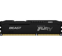 Pamięć Kingston Fury Beast, DDR3, 4 GB, 1866MHz, CL10 (KF318C10BB/4) | KF318C10BB/4  | 0740617318067