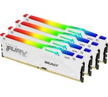 Pamięć Kingston Fury Beast RGB, DDR5, 128 GB, 5600MHz, CL40 (KF556C40BWAK4-128) | KF556C40BWAK4-128  | 740617335071