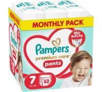 Pampers Pieluchomajtki Premium Care 7, 15+ kg, 62 | 8006530320245 | 8006530320245